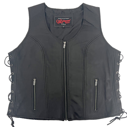 Ladies Open Neck Vest DS245 by DSM - Size 2X (45)