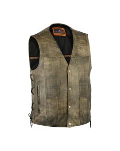 Antique Brown Concealed Carry Vest - DS107 