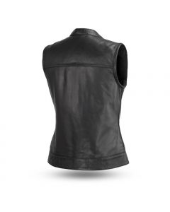 Ladies First Manufacturing Sheepskin Leather Vest - Ludlow