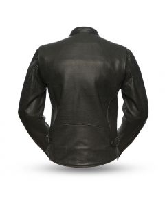 Turbine Perforated Leather Jacket by First Manufacturing