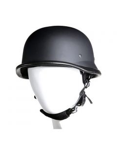 Lowest Profile German Novelty Helmet - Flat Black