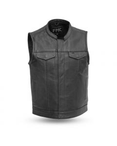 First Manufacturing Leather SOA Vest - FMM690BSF