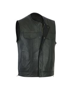 perforated motorcycle vest
