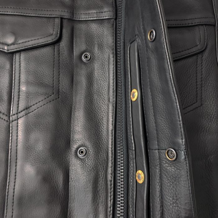 mm black leather